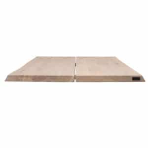 Plank table FSC <br> two-part 4 cm thickness