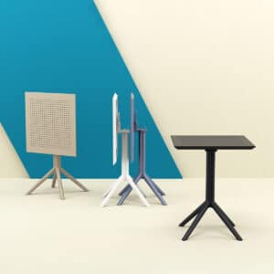 Cafe table tilt <br> 70×70 / 80×80