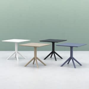 Cafe table tilt <br> 70×70 / 80×80