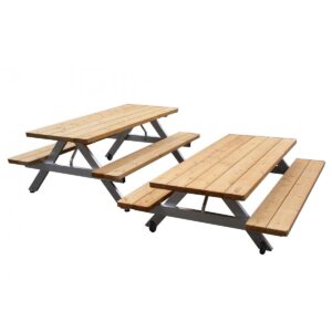 Table and bench set