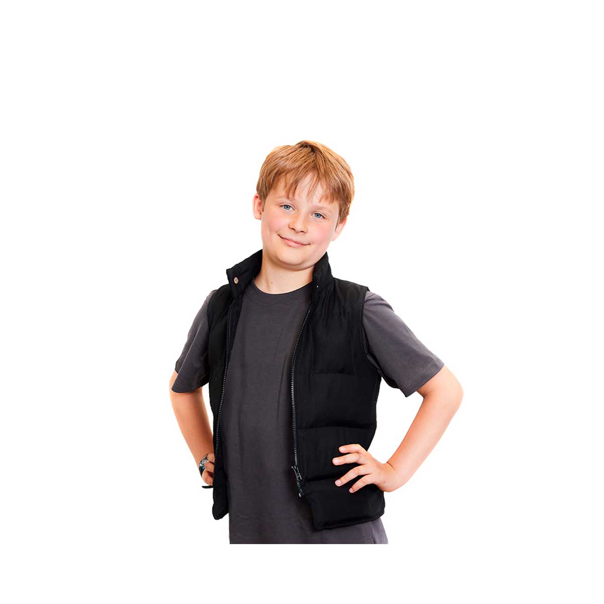 sensory stimulating weight vest front